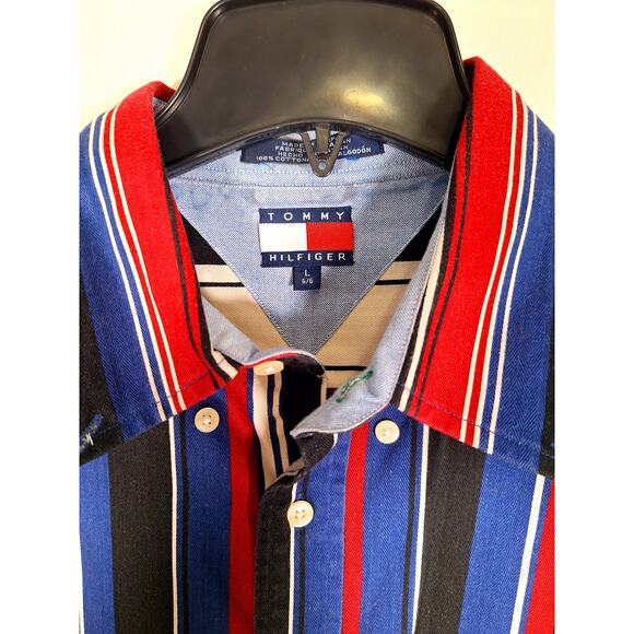 Tommy Hilfiger Men's Button-Up Long-Sleeved Shirt Size Large - Picture 5 of 6